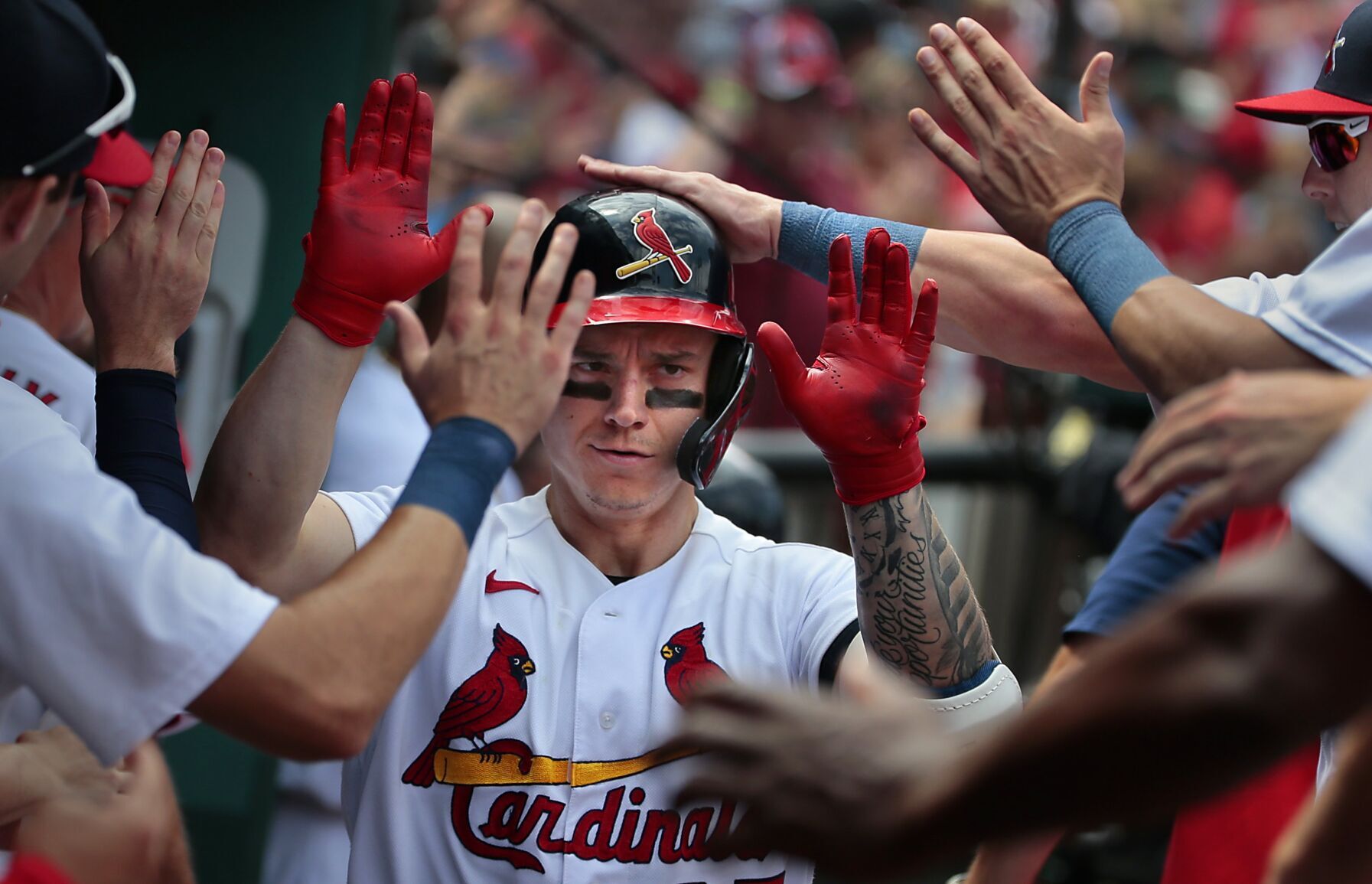 Cardinals, Brewers at Busch